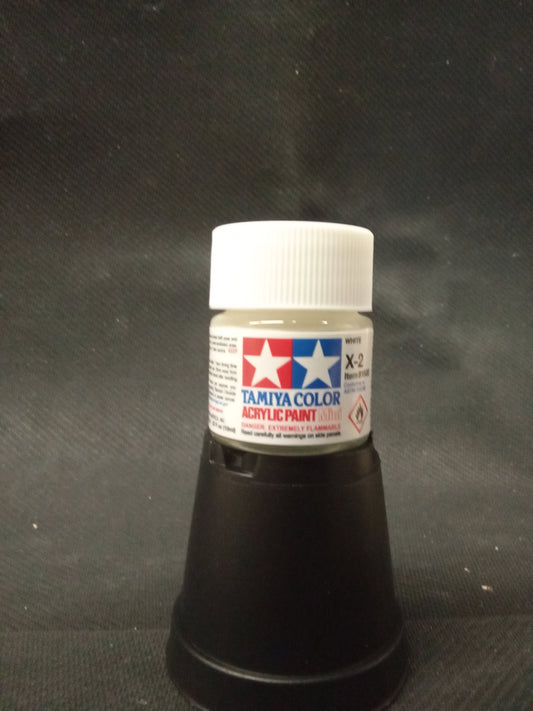 TAMIYA WHITE MINI ACRYLIC X2
