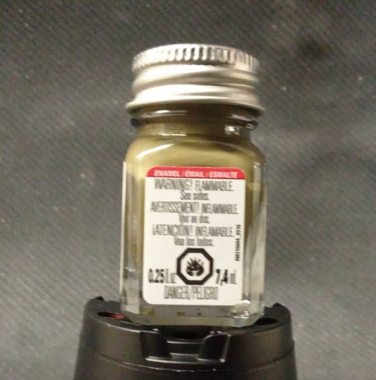 1/4 OZ BOTTLE FLAT OLIVE