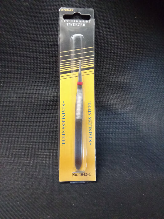 ENKAY STRAIGHT TWEEZERS 4.5"