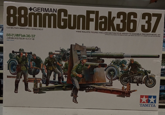 1/35 GERM GUN FLAK 88MM