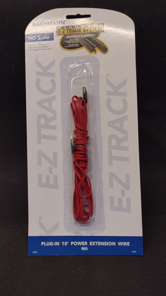 HO EZ 10' RED SWITCH EXT