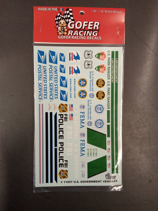GOFER RACING US GOVENMENT DECAL