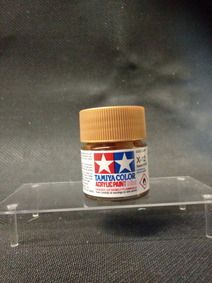 TAMIYA ACRYLIC GOLD LEAF X12 10mL