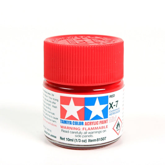 TAMIYA MINI ACRYLIC X-7 RED