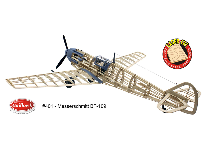 Guillow's ME-401 Laser Cut Wood Airplane Kit