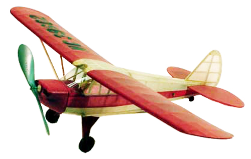 Rubber Powered Plane Balsa Model Airplane Kit Midwest 503 14" The ROGUE R.O.G 