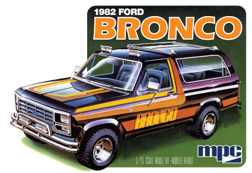 MPC 991 1982 FORD BRONCO PLASTIC MODEL KIT