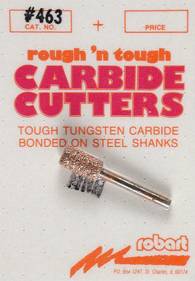 ROB463F Carbide Cutter 1/4" Rod Fine